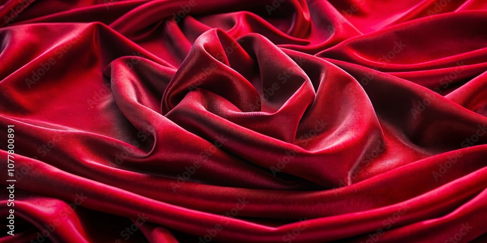 A Luxurious Crimson Fabric Draped with Elegant Grace and Intricate Folds, Reflecting Light in a Playful Dance of Shadows and Shine A Luxurious Crimson Fabric Draped with Elegant Grace and Intricate Folds, Reflecting Light in a Playful Dance of Shadows and Shine