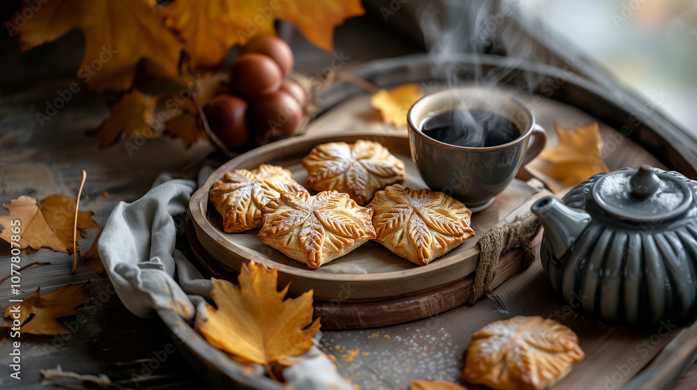 Leaf Pie and Coffee Leaf Pie and Coffee