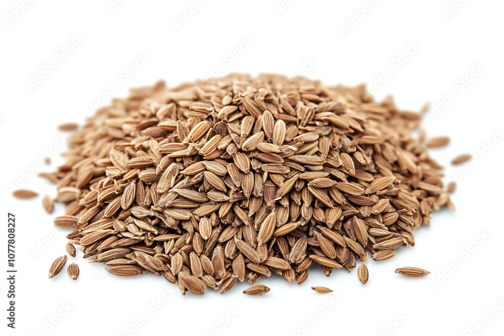 Bran isolated on a white background, close up Bran isolated on a white background, close up