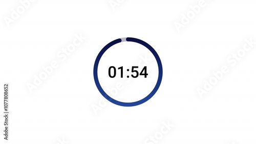 Wallpaper Mural Circle countdown timer animation of 2 minutes on transparent background, 2 minutes circle countdown timer animation with alpha channels, countdown video  Torontodigital.ca