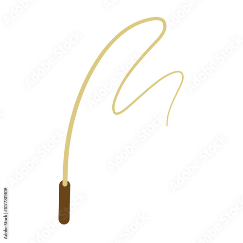silhouette whip rope