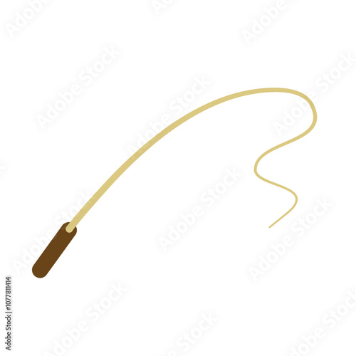 silhouette whip rope