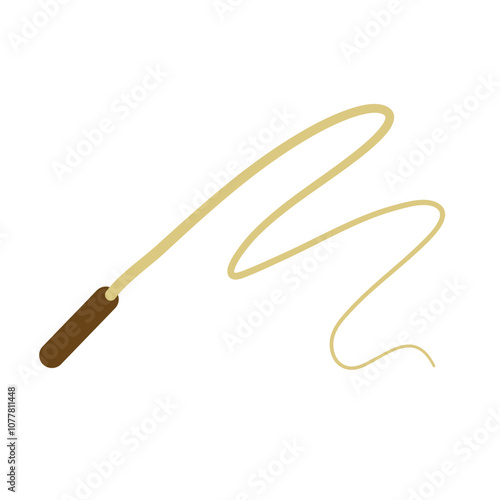 silhouette whip rope