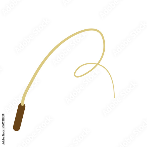 silhouette whip rope