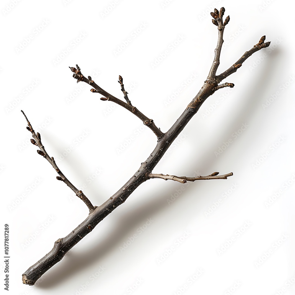 Twig isolated on white background Twig isolated on white background