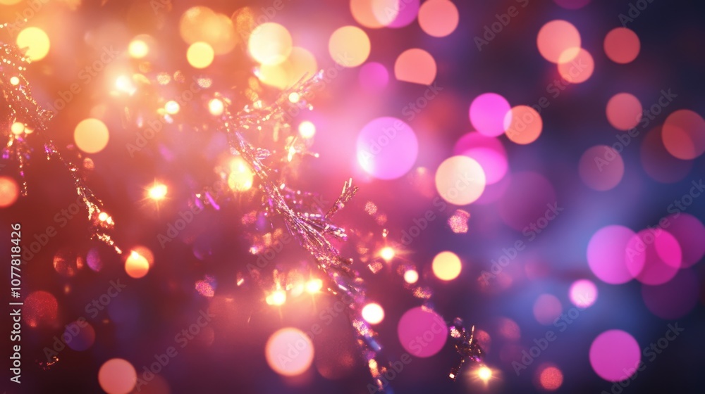 A vibrant, colorful bokeh background with sparkling lights for festive themes. A vibrant, colorful bokeh background with sparkling lights for festive themes.