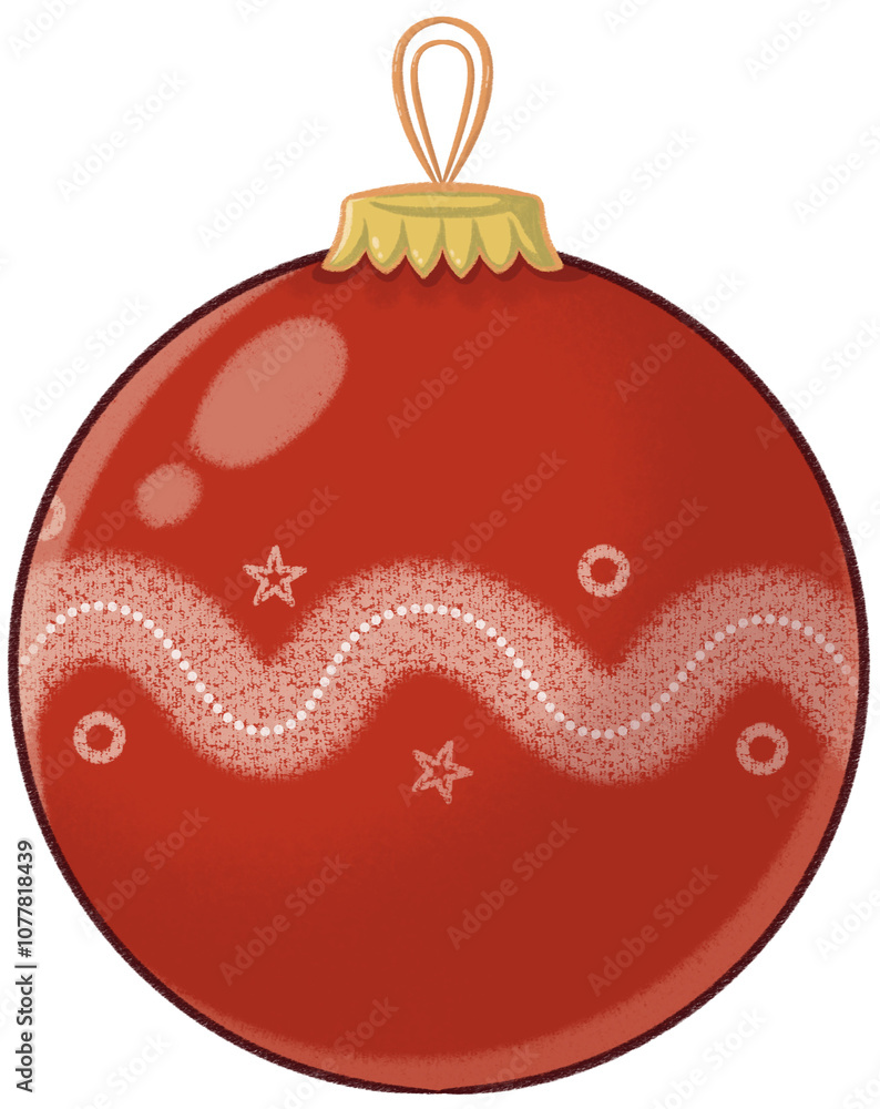 Cute cartoon christmas red light bulb drawing Cute cartoon christmas red light bulb drawing
