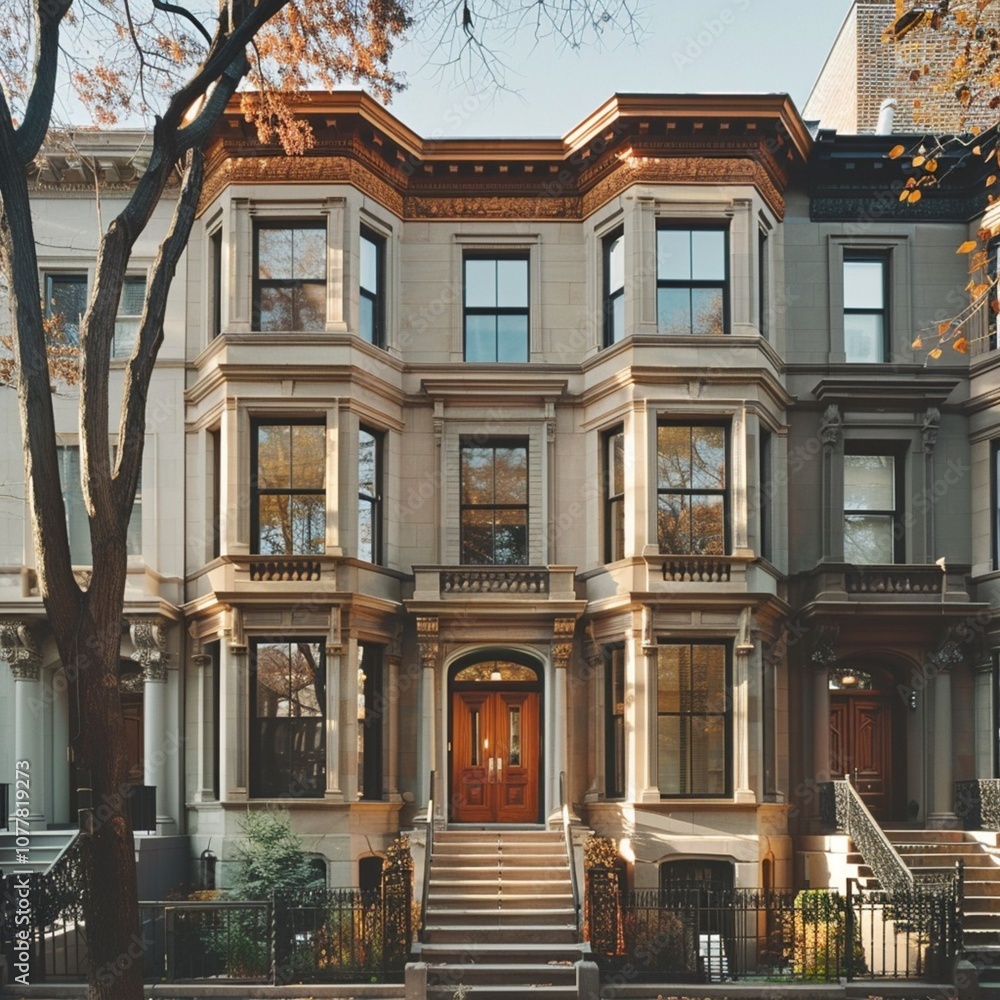 Fototapeta premium Modern Urban Townhouse