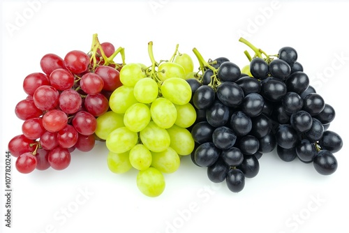 Grapes isolated on background photo