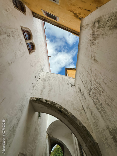 window in the old castle