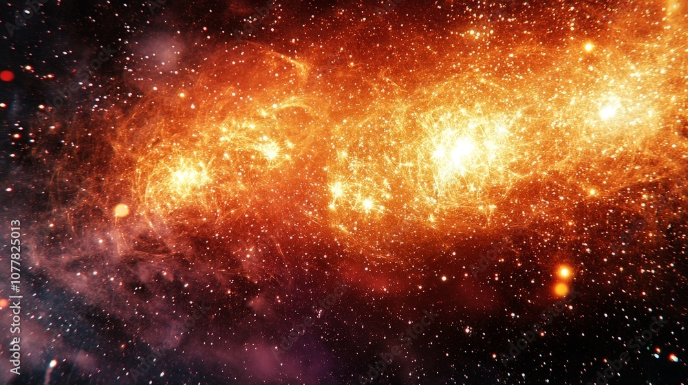 Fototapeta premium Big colorful fireworks background, HD detail, super high resolution