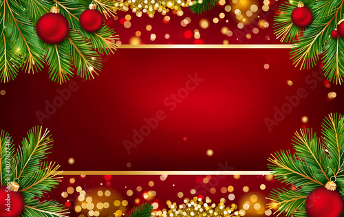 Merry Christmas and Happy New year background generated with ai. 