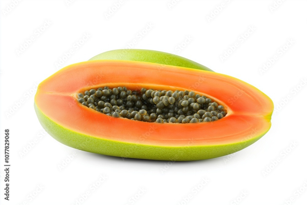 Papaya isolated on background Papaya isolated on background