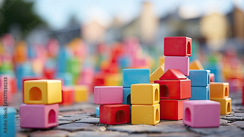 toy blocks on a white background toy blocks on a white background
