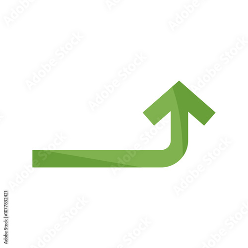 Turn Up Vector Icon