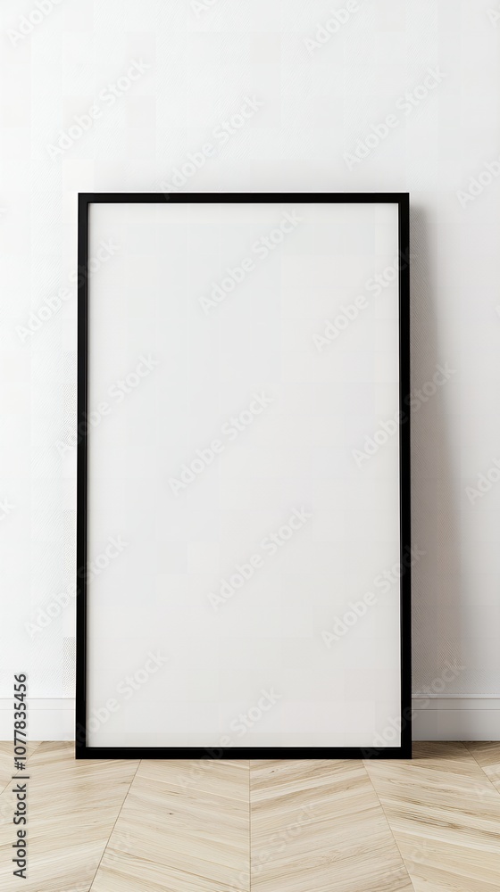 モダンな黒枠のフレームとミニマルなデコレーション | Modern Black Frame with Minimalist Decoration モダンな黒枠のフレームとミニマルなデコレーション | Modern Black Frame with Minimalist Decoration