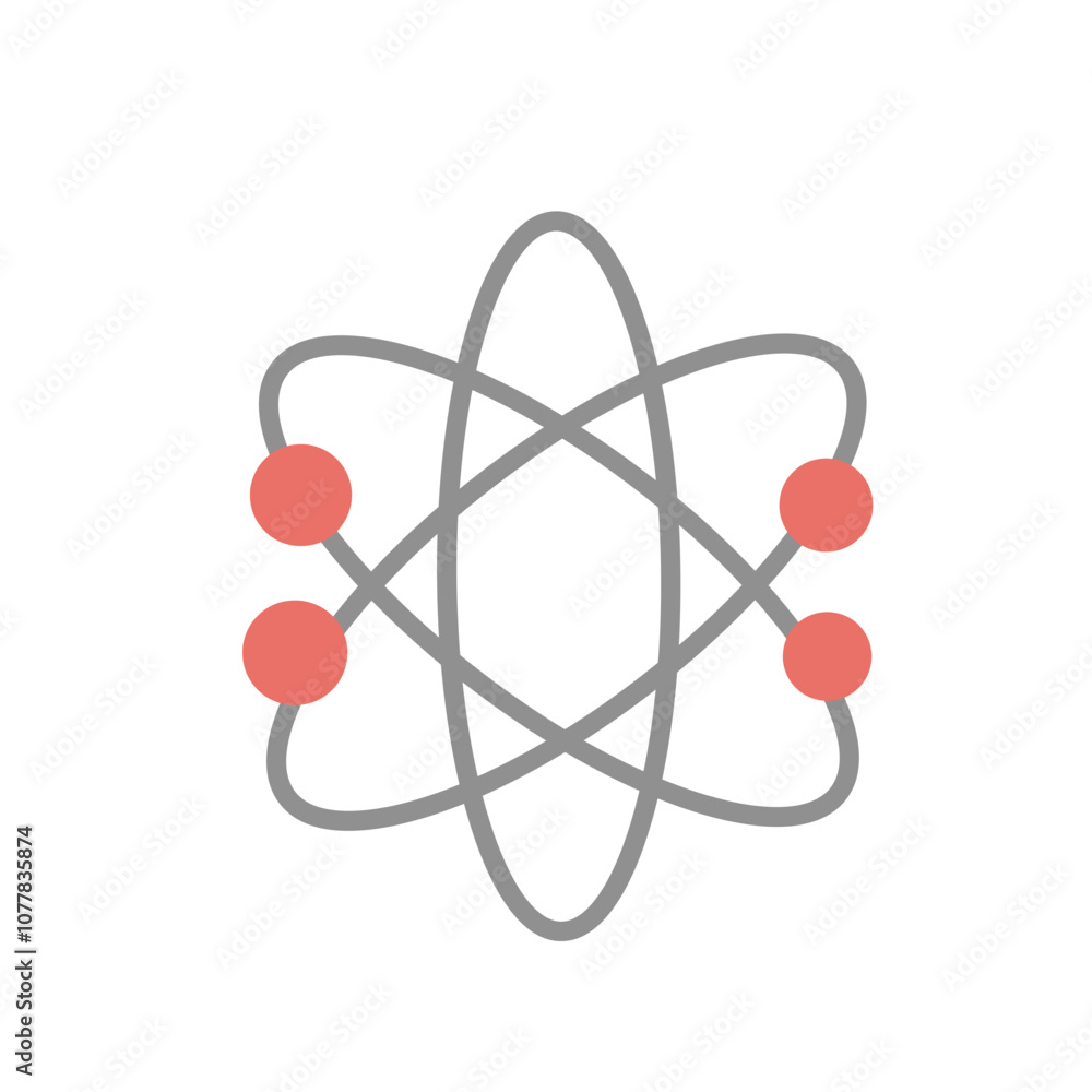 Atom Molecule logo vector