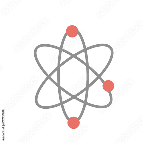 Atom Molecule logo vector