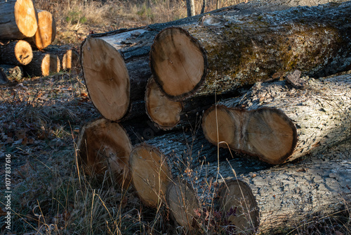 stack of logs