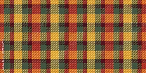 Abstract Pattern of Intersecting Striped Lines in Vibrant Hues of Yellow, Orange, Red, Green, and Burgundy