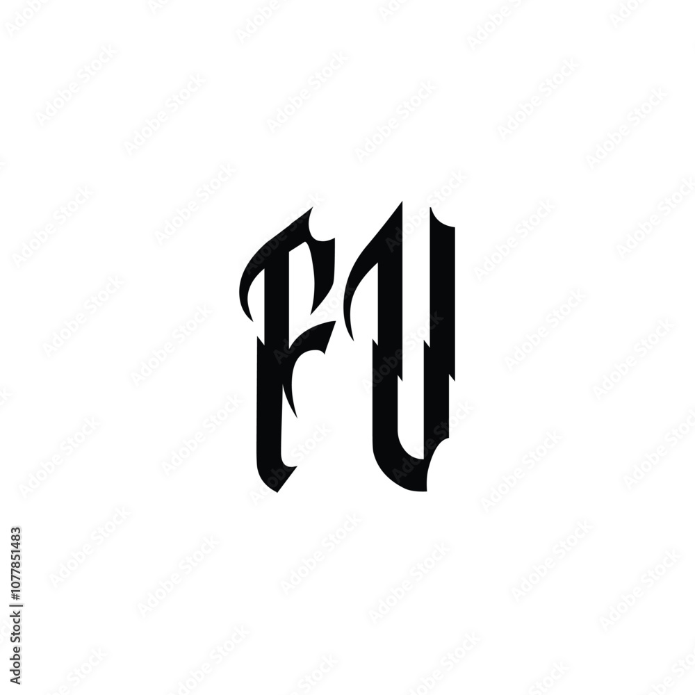 FV monogram logo design letter text name symbol monochrome logotype alphabet character simple logo FV monogram logo design letter text name symbol monochrome logotype alphabet character simple logo