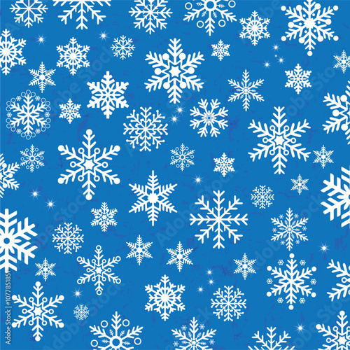 Christmas Snowflake Background