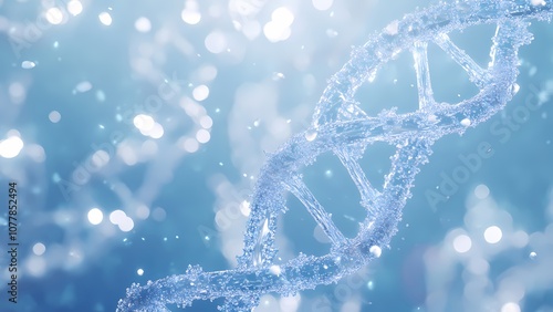 Three-dimensional double helix DNA structure and gene sequence