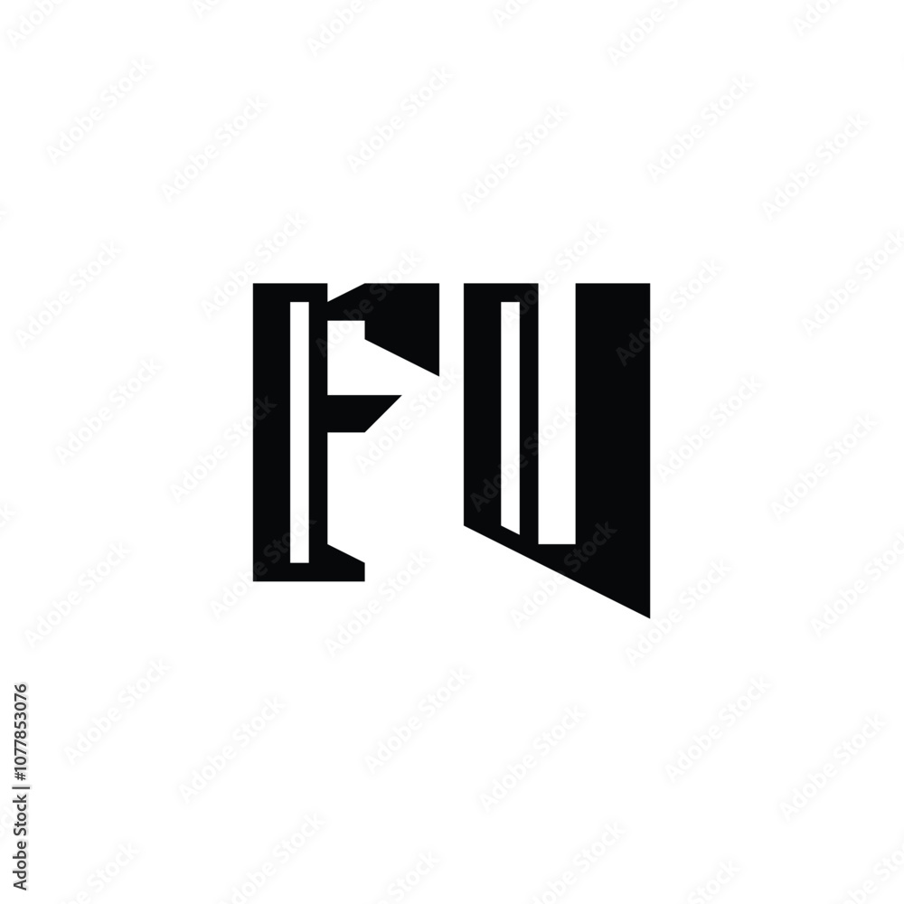 FV monogram logo design letter text name symbol monochrome logotype alphabet character simple logo FV monogram logo design letter text name symbol monochrome logotype alphabet character simple logo