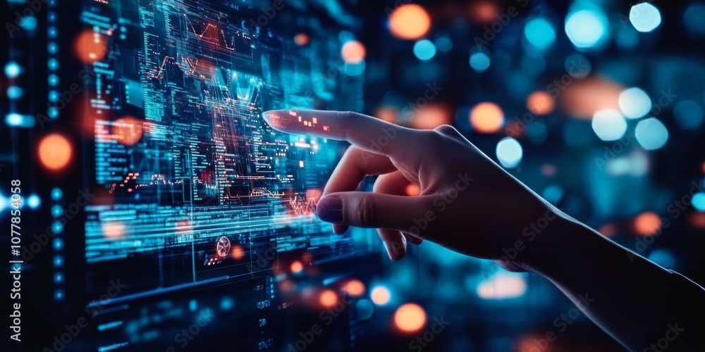 An abstract representation of digital transformation in the corporate world, showcasing the integration of advanced technology to revolutionize business processes and drive change. An abstract representation of digital transformation in the corporate world, showcasing the integration of advanced technology to revolutionize business processes and drive change.