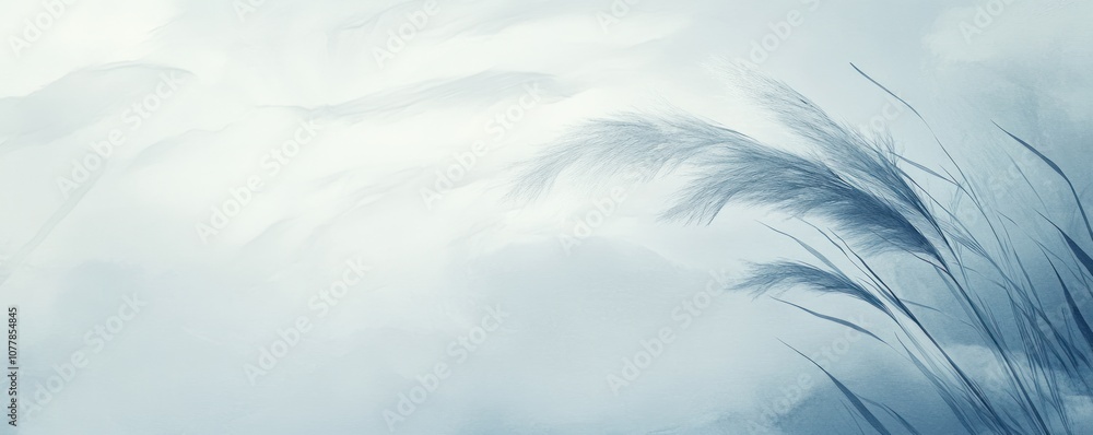 A serene landscape featuring gentle grasses against a soft, cloudy backdrop. A serene landscape featuring gentle grasses against a soft, cloudy backdrop.