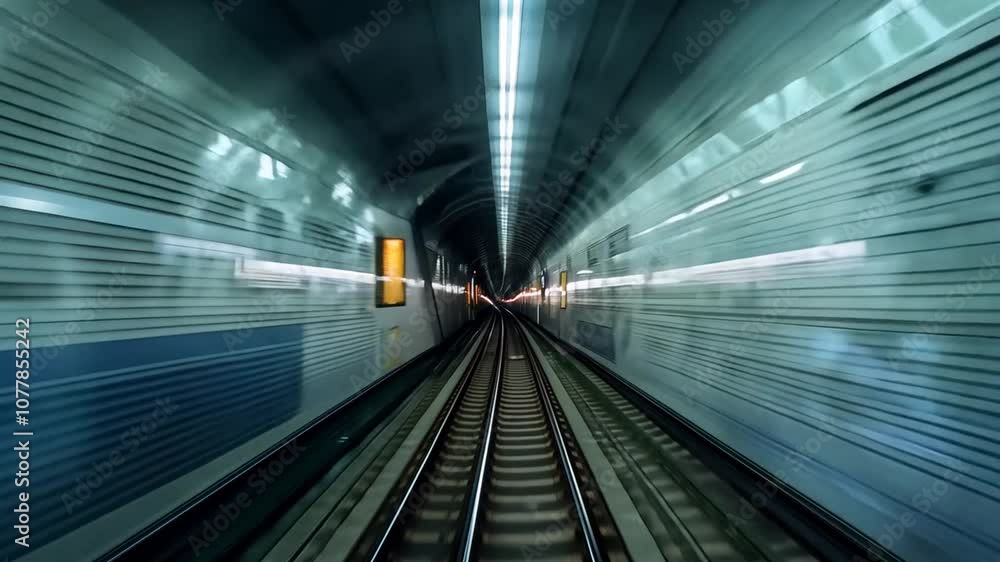 Korean Style Metro Timelapse Generative AI Korean Style Metro Timelapse Generative AI