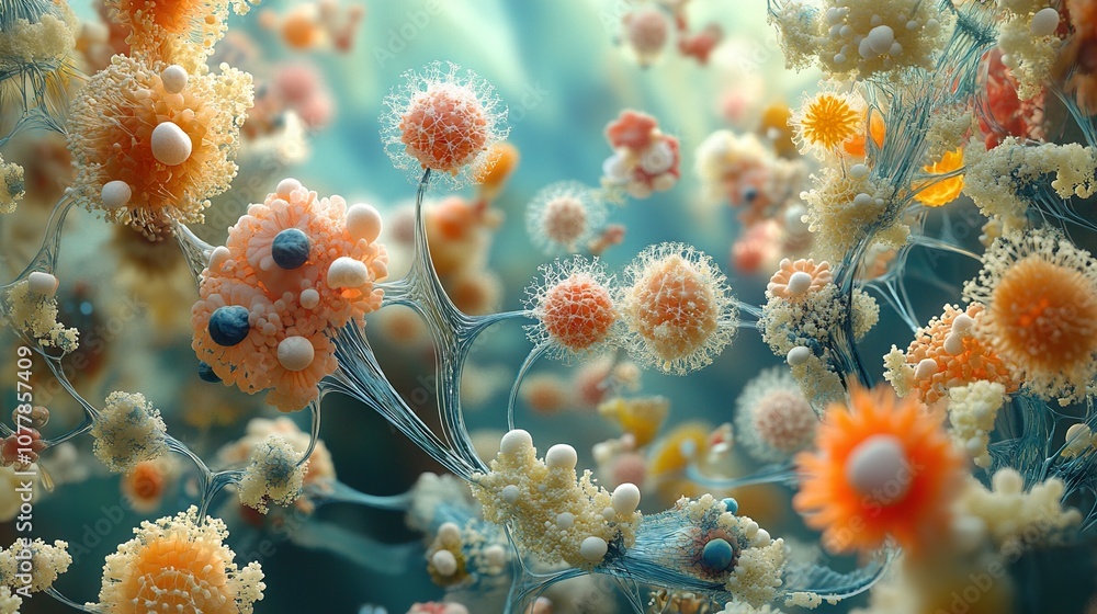 Abstract Cellular Art: A Microscopic Exploration of Life Abstract Cellular Art: A Microscopic Exploration of Life