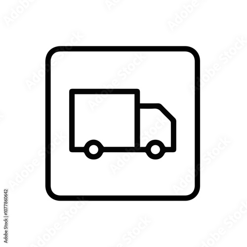 Truck icon symbol vector illustration 