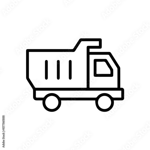 Truck icon symbol vector illustration 