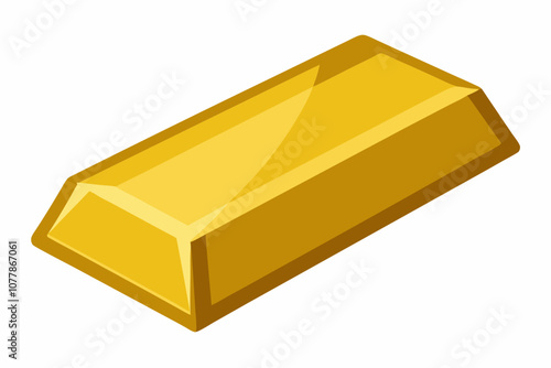 Gold bars isometric icon 