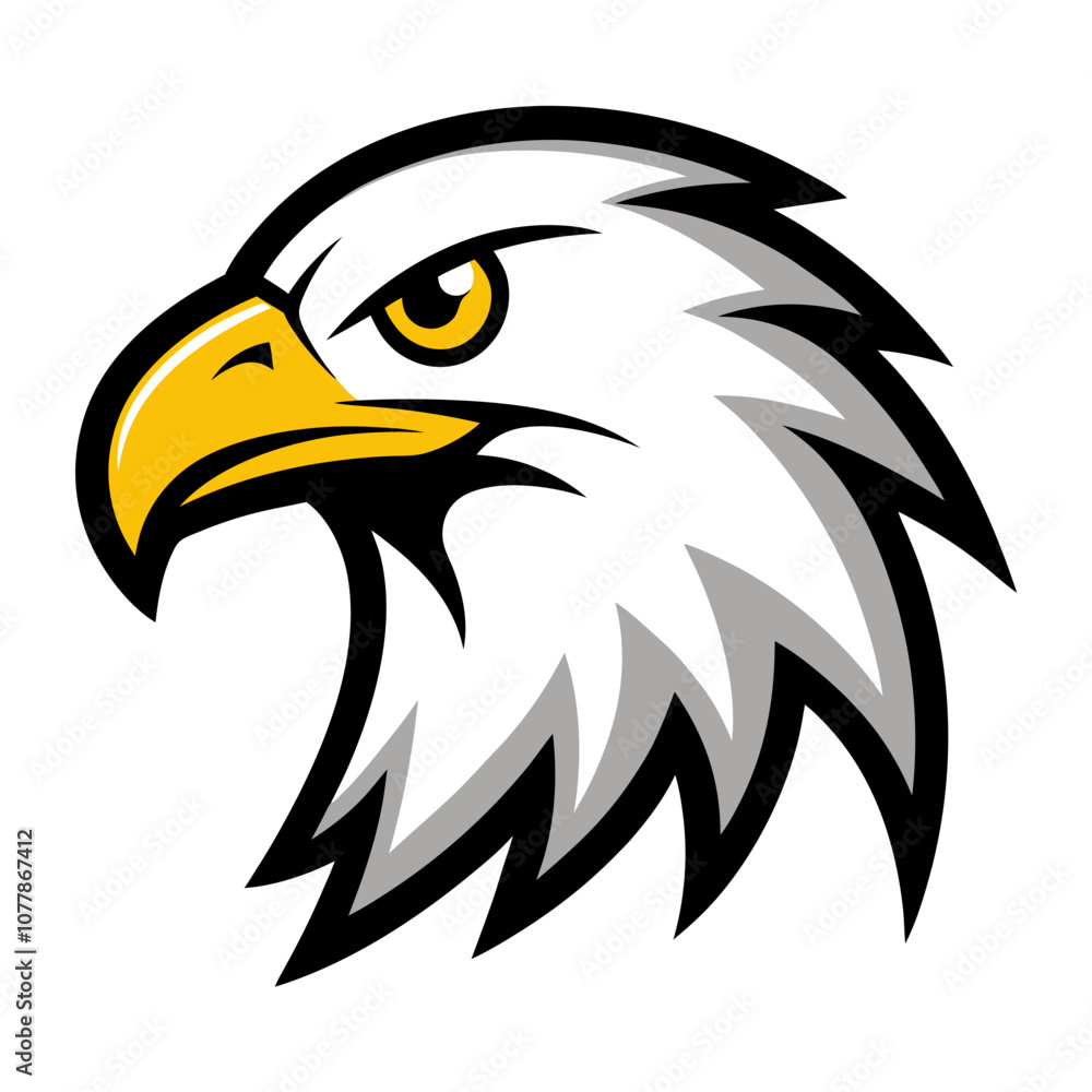 Eagle head vector art illustration Eagle head vector art illustration