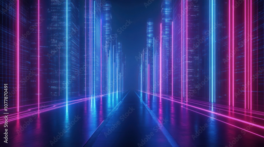 Neon Cityscape Neon Cityscape