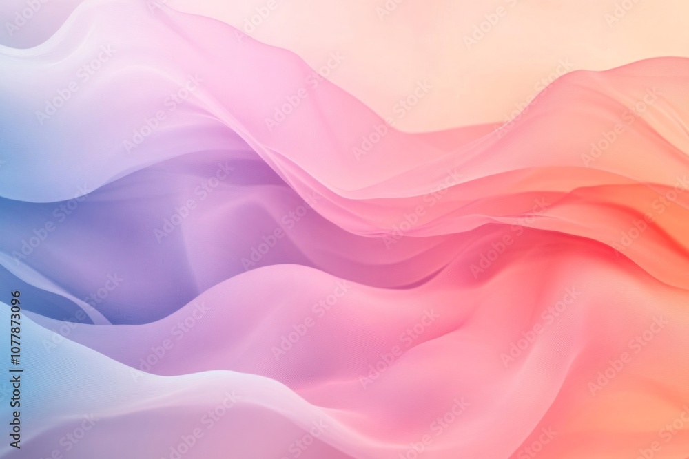 Abstract Wavy Gradient Background in Pastel Colors Abstract Wavy Gradient Background in Pastel Colors