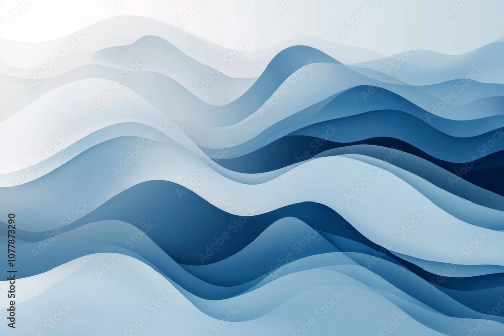 Abstract Blue Wave Pattern Abstract Blue Wave Pattern