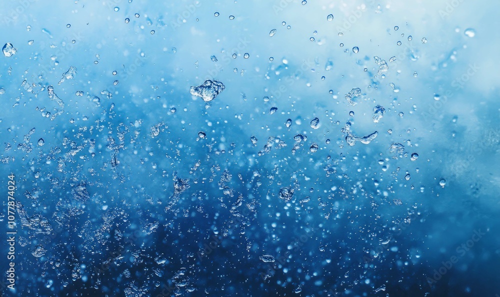 A mesmerizing close-up captures a water droplet plunging into a serene pool A mesmerizing close-up captures a water droplet plunging into a serene pool