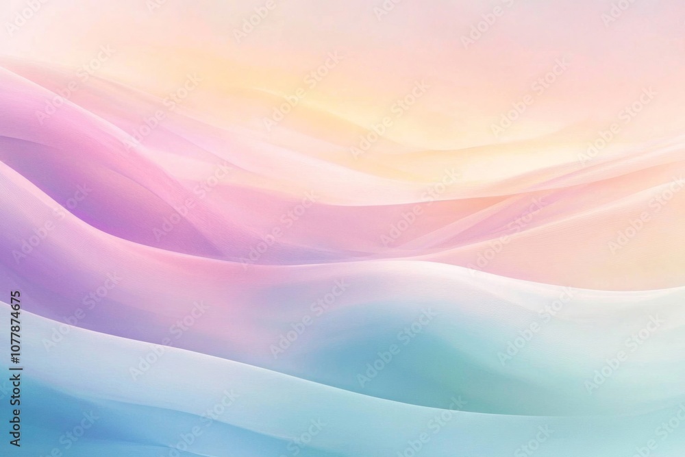 Abstract Pastel Waves Background Abstract Pastel Waves Background