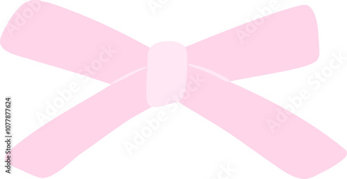 Coquette pink bow ribbon