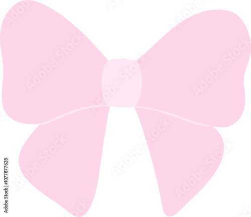 Coquette pink bow ribbon