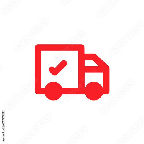 Truck icon symbol vector illustration 