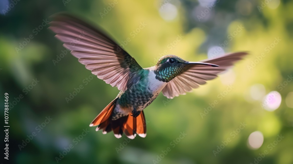 Obraz premium Hummingbird in Flight