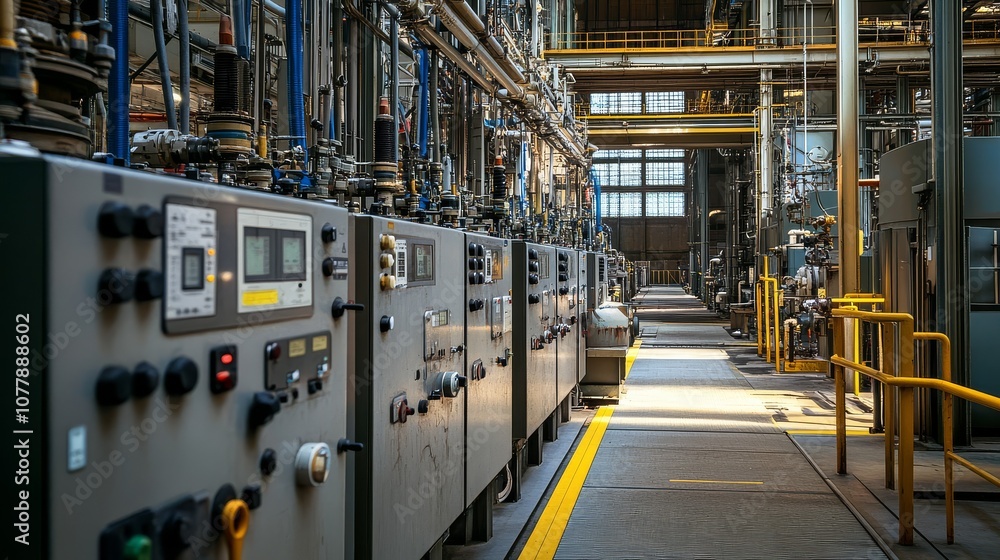 Fototapeta premium These systems ensure safety and reliability in electrical operations.