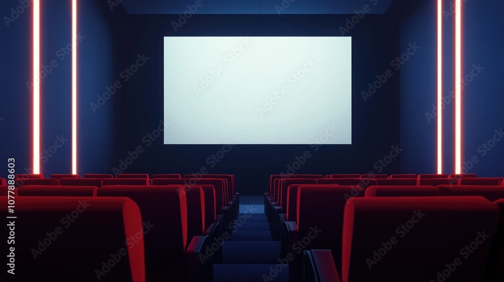 Obraz premium Empty Cinema