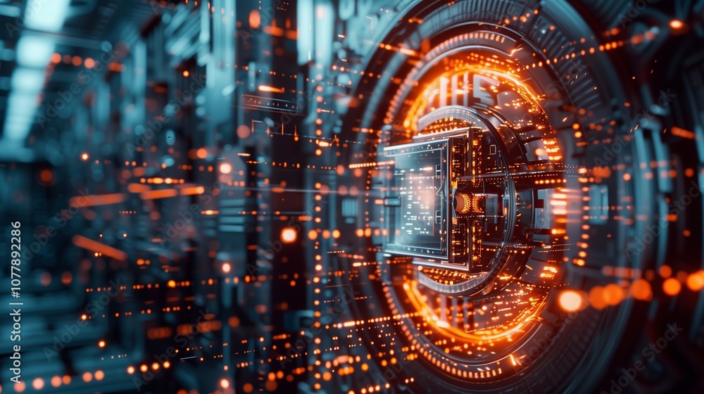 Fototapeta premium 5Ginternettechnology,redwavestechnology,buildingtechnology,digitaltechnology,bluewavestechnology,