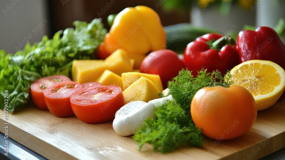 Fresh and Colorful Vegetables Fresh and Colorful Vegetables