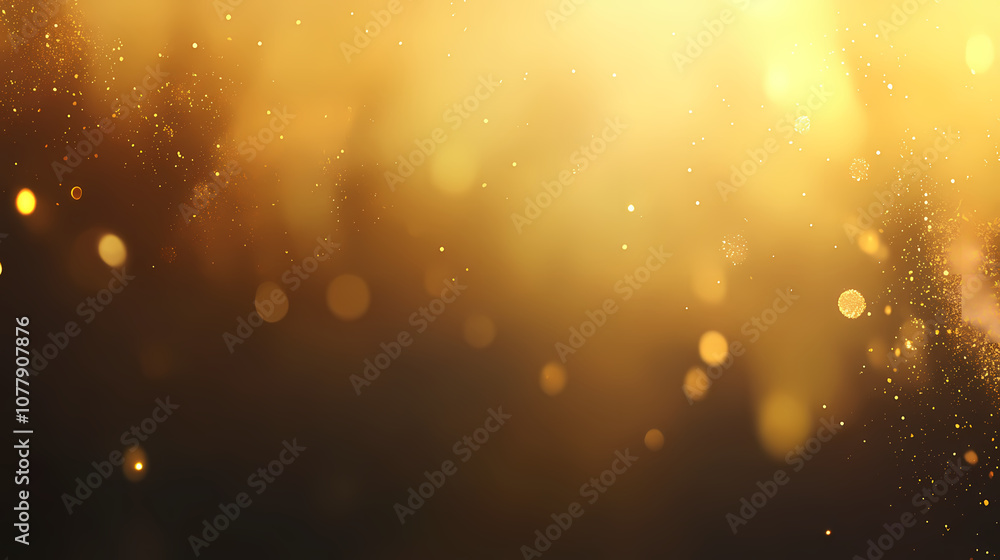 Gold particles golden dust bokeh event awards trailer titles cinematic concert openers luxury celebration background. Cinematic. Illustration Gold particles golden dust bokeh event awards trailer titles cinematic concert openers luxury celebration background. Cinematic. Illustration